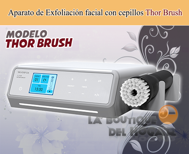 Aparato de Exfoliación / Brossage facial con Cepillos rotativos Thor Brush