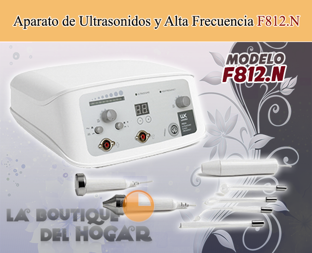Alta frecuencia y ultrasonidos F-812 para tratamientos estéticos