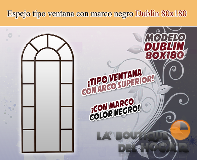 Tocador de Peluquería estilo Moderno con espejo Modelo Dublin
