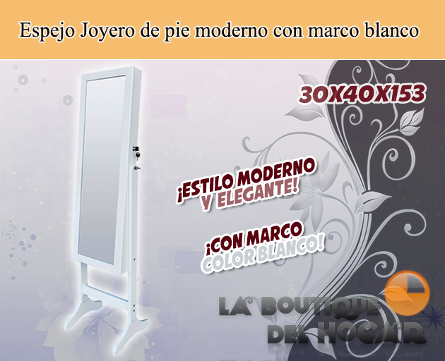 Tocador de Peluquería estilo Moderno con espejo Modelo Black