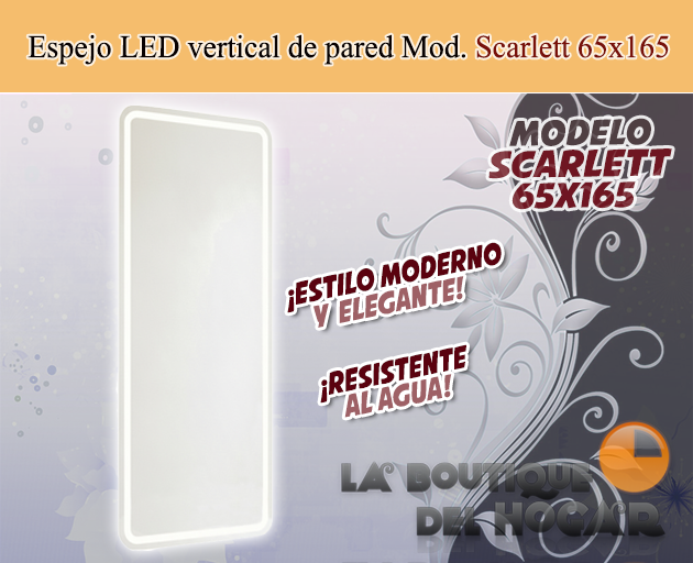 Espejo Moderno con espejo Modelo Scarlett