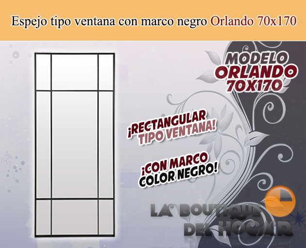 Tocador de Peluquería estilo Moderno con espejo Modelo Orlando