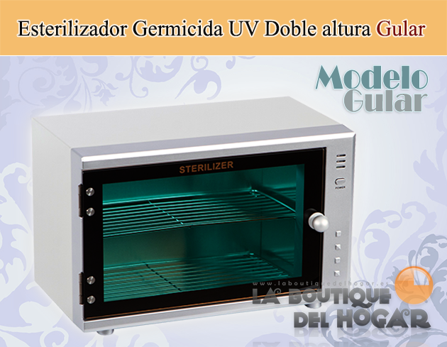 Esterilizador Germicida de Luz Ultravioleta con doble cajón UV-Power Modelo S-04