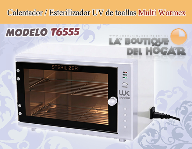 Calentador y Esterilizador de toallas Germicida UV Warmex Modelo T-01