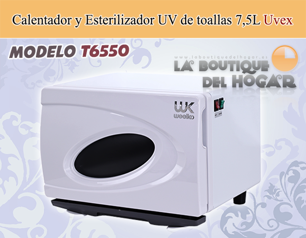 Calentador y Esterilizador de toallas Germicida con generador de Ozono Uvex