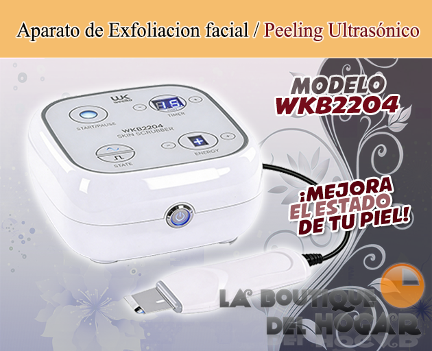 Aparato de Exfoliacion facial Peeling Ultrasónico Bequipment Scrubber WKB2204