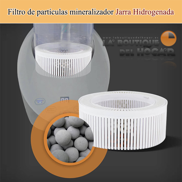 Filtro de partículas mineralizador para Jarra Hidrogenada