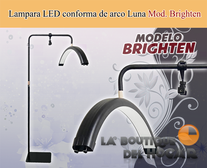 Lupa con Lampara LED de 5 aumentos con luz fría y brazo articulado Widen Plus