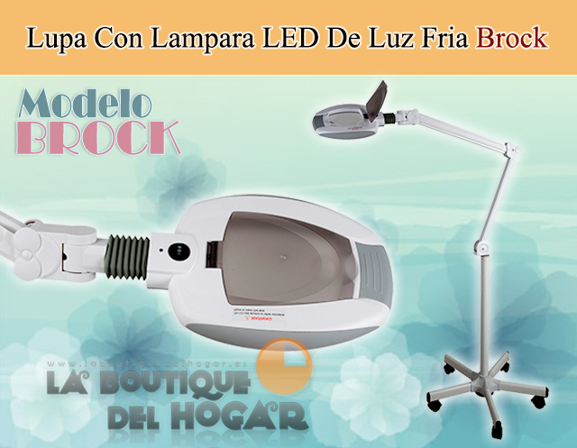 Lampara LED de 5 aumentos con luz fria