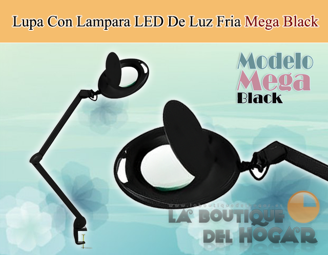 Lampara LED de 5 aumentos con luz fria