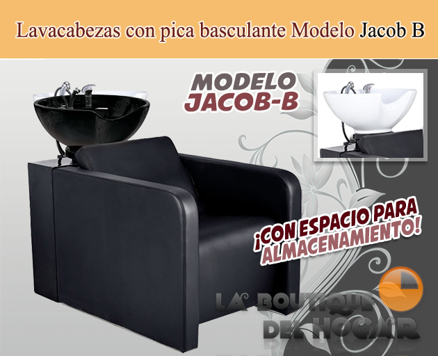 Lavacabezas Con Pica Basculante Y Espacio De Almacenaje Modelo Jacob B