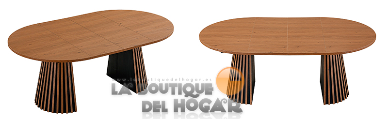 Mesa de comedor extensible Brandon