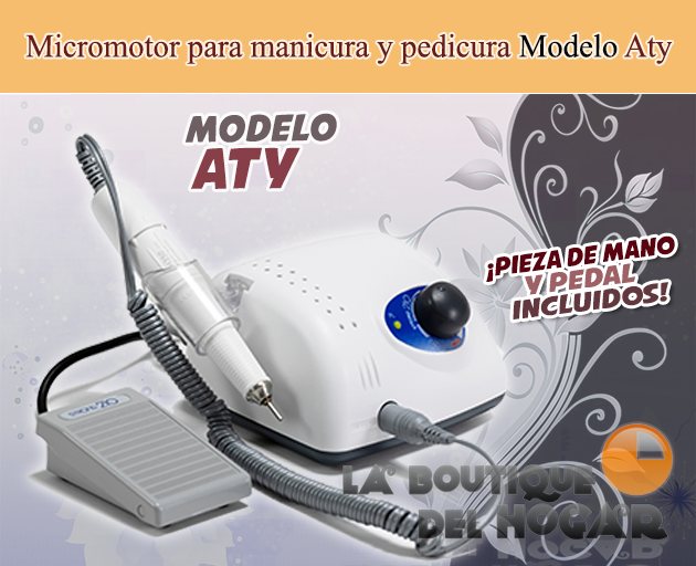 Micromotor para manicura y pedicura Modelo Aty