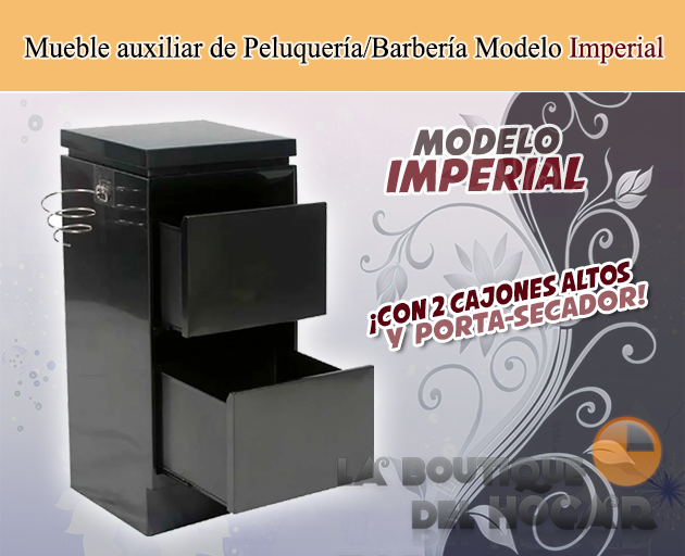 Carrito de peluquería y barbería con cajones Modelo Imperial