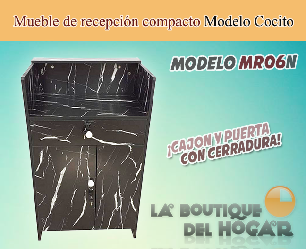 Mueble de recepción con puerta y cajón Cocito Modelo MR06N
