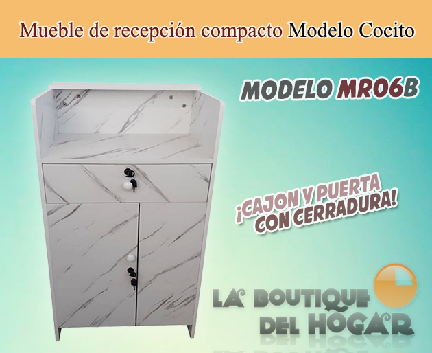 Mueble de recepción con puerta y cajón Cocito Modelo MR06B