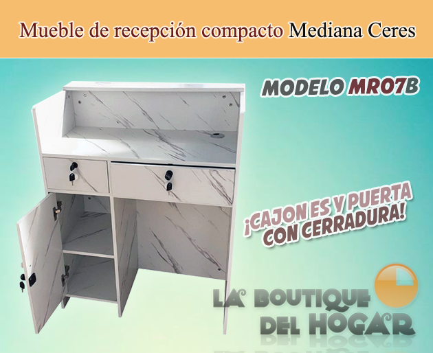 Mueble de recepción con puerta y cajón Cocito Modelo MR06B