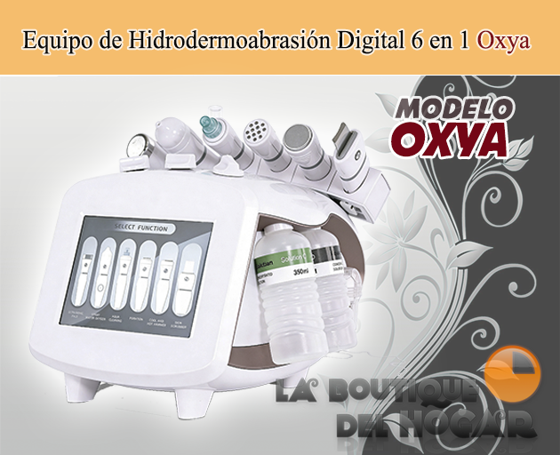 Equipo de de Hidrodermoabrasión Multifuncional 6 en 1 Modelo Oxya