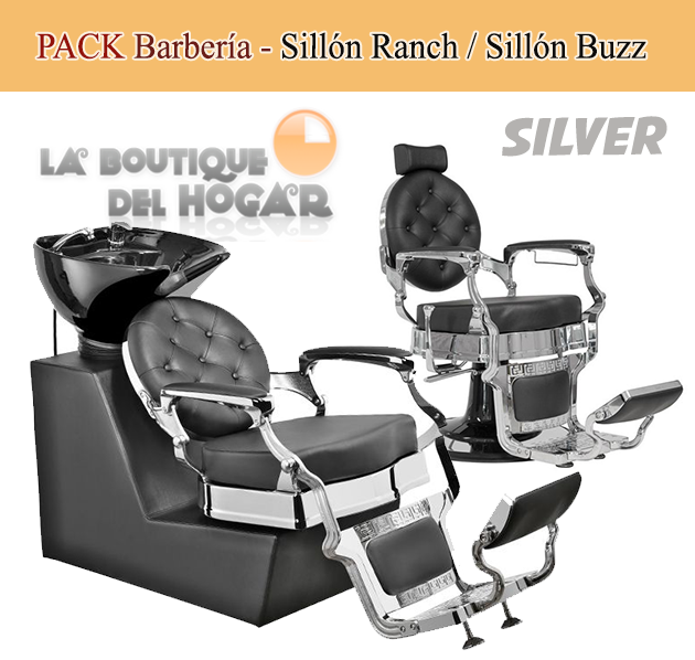 Pack - Sillón Barbería Kirk / Tocador Jules