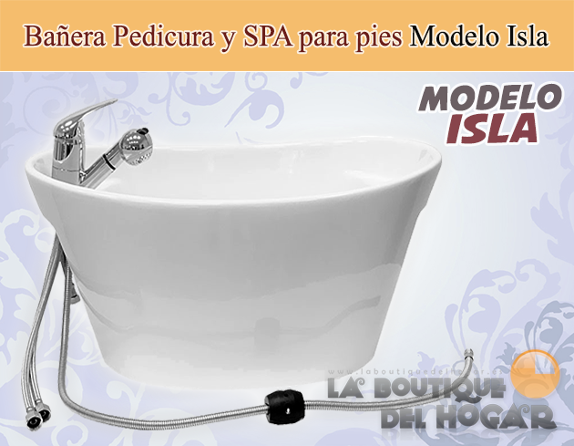 Bañera de Pedicura para pies Modelo Isla