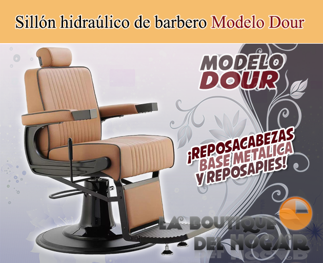 Sillones de Barbero Reclinables Y Giratorios Modelo Dour