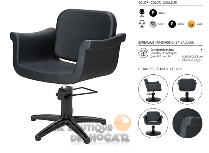 Sillón hidráulico de corte modelo Hydra B