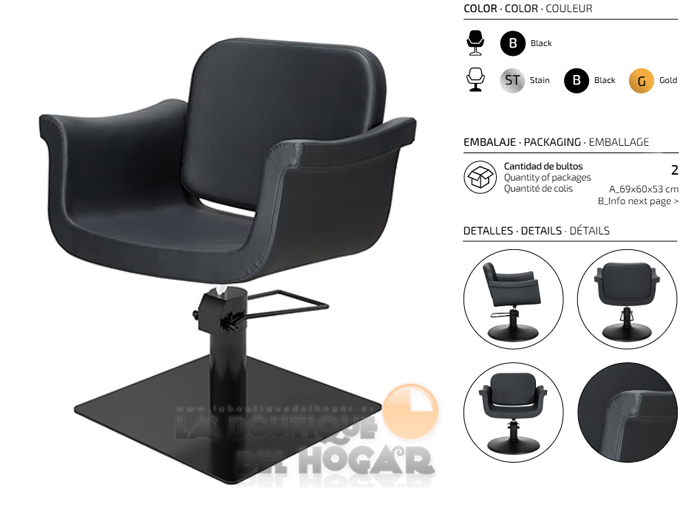 Sillón hidráulico de corte modelo Hydra B