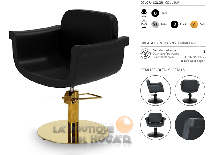 Sillón hidráulico de corte modelo Hydra B