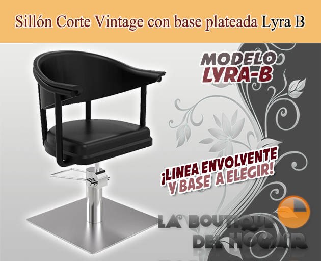 Sillón hidráulico de corte Vintage modelo Lyra B