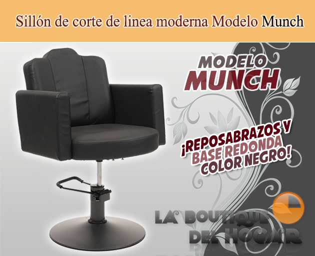 Sillón hidráulico Munch base redonda