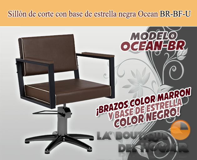 Sillón hidráulico de corte Vintage modelo Ocean BR