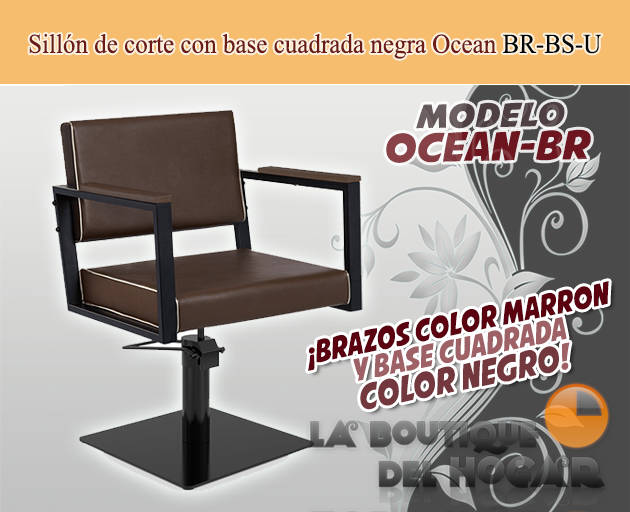 Sillón hidráulico de corte Vintage modelo Ocean BR