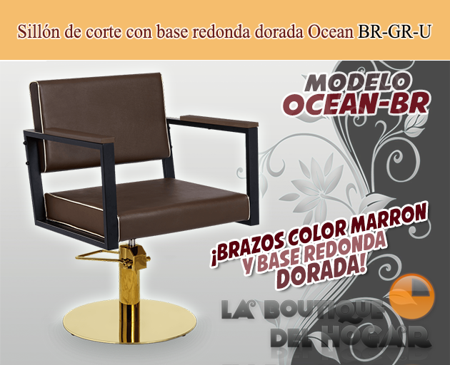 Sillón hidráulico de corte Vintage modelo Ocean BR