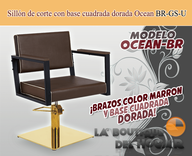 Sillón hidráulico de corte Vintage modelo Ocean BR