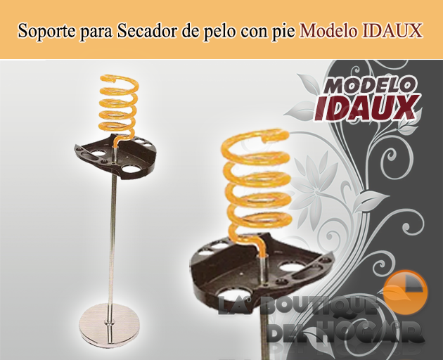 Soporte para Secador de pelo con pie Modelo IDAUX