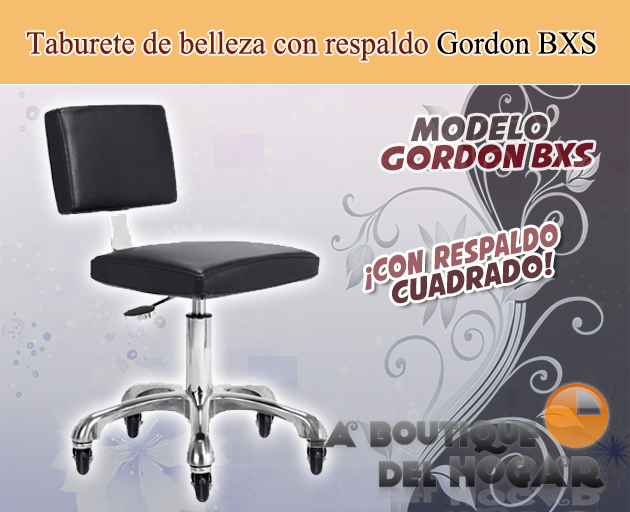 Taburete con respaldo Modelo Gordon BXS