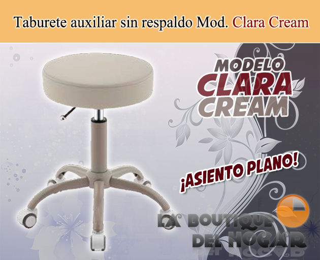 Taburete Modelo Clara Cream
