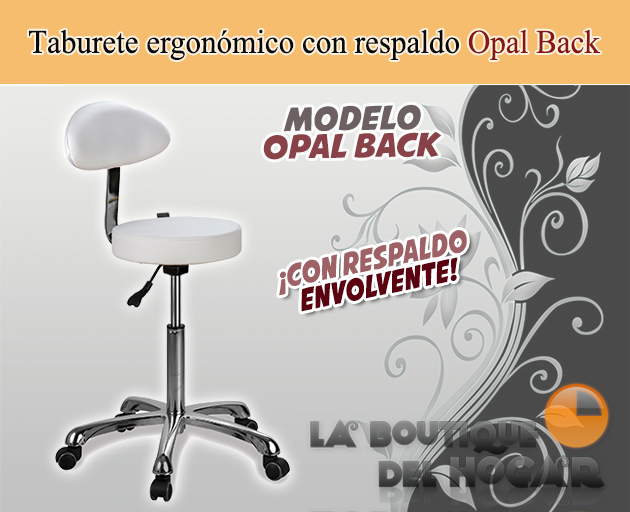 Taburete Modelo Opal Back