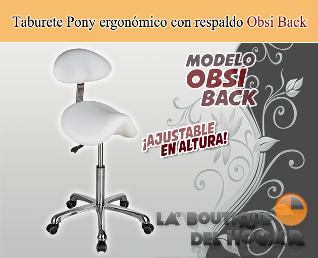 Taburete sin respaldo regulable en altura