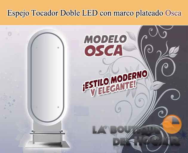 Tocador de Peluquería estilo Moderno con espejo Modelo Osca