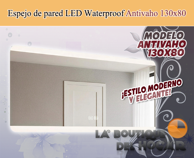 Tocador de Peluquería estilo Moderno con espejo Modelo Antivaho 80