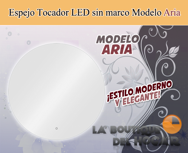 Tocador de Peluquería estilo Moderno con espejo Modelo Aria