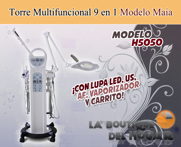 Torre multifuncional 9 en 1 Modelo Maia