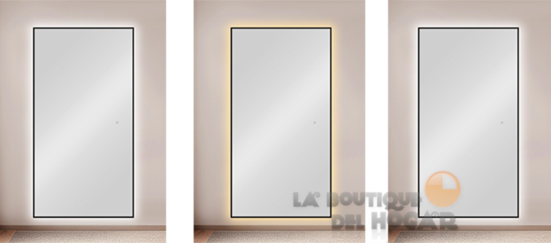 Espejo Moderno con estructura rectangular tipo ventana Modelo Orlando