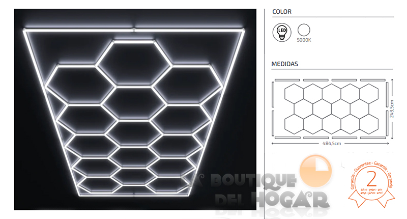 Poste giratorio para Barberia y Peluquería con Luz Modelo POL