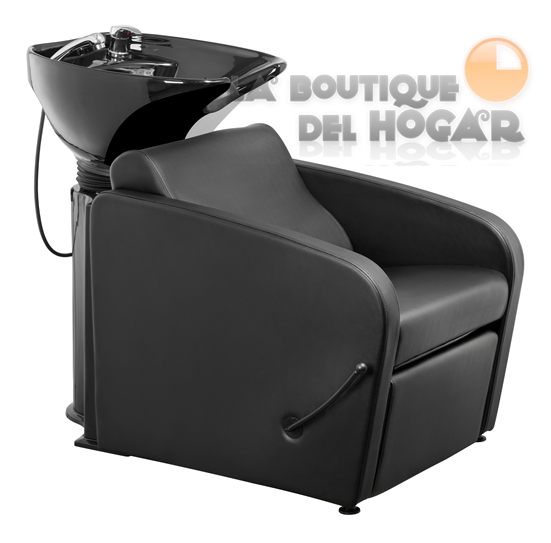 Lavacabezas con pica negra Modelo Mullet Negro