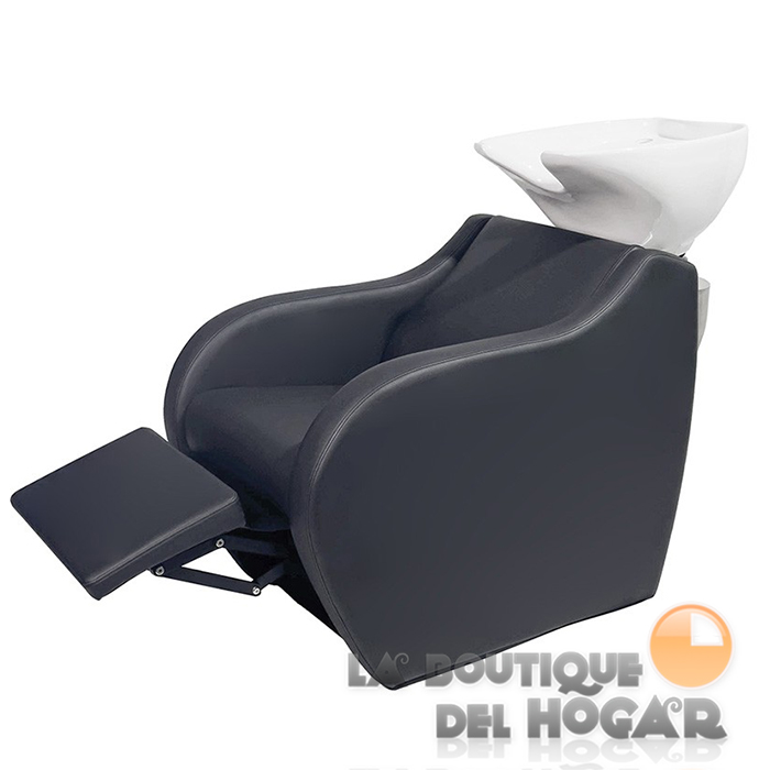 Lavacabezas con pica blanca Modelo Wave PowerPlus Negro