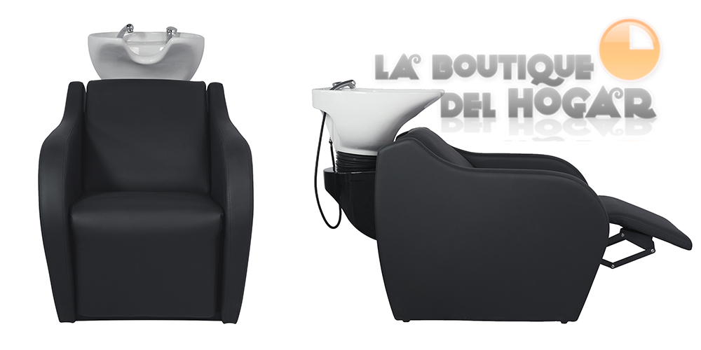 Lavacabezas con pica blanca Modelo Wisp Power Negro