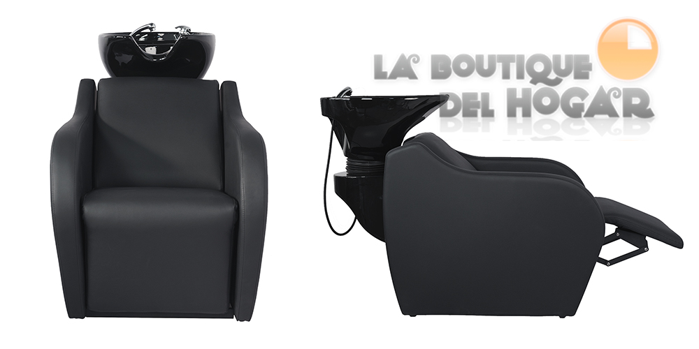 Lavacabezas con pica negra Modelo Wisp Power Negro