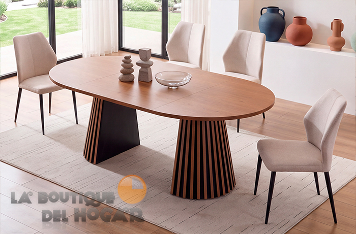 Mesa de comedor extensible Brandon